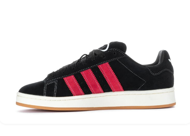 Adidas Campus 00s Core Black Better Scarlet Off White Gum