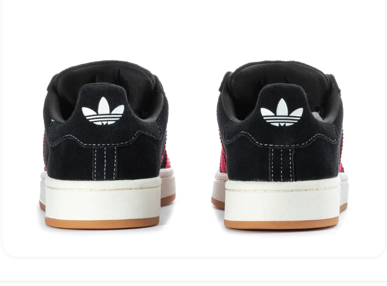 Adidas Campus 00s Core Black Better Scarlet Off White Gum