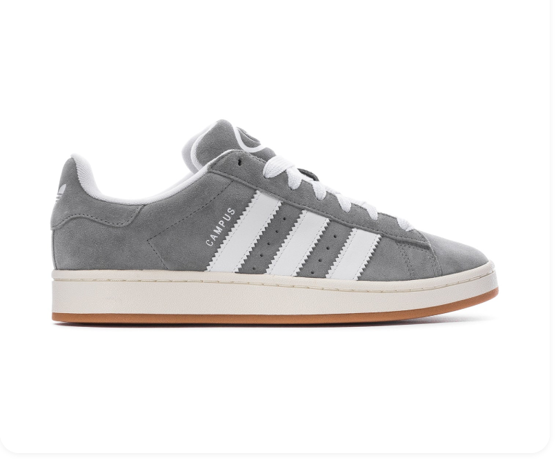 Adidas Campus 00s Grey Cloud White Off White Gum